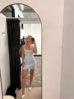 Love Nookie Claudia Mini Dress Blue Size 10 for rent on The Volte - image 3