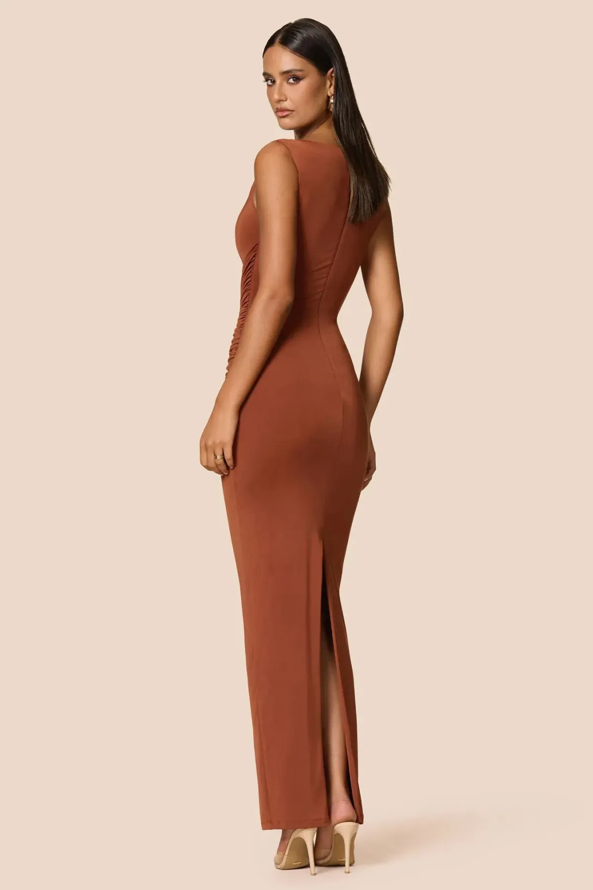 Love Nookie Kaia Maxi Dress Clay Size 10 - Image 3