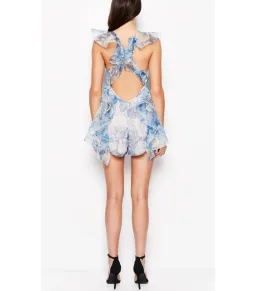 Alice McCall Sherbet Bomb Playsuit Blue Floral Size XS / AU 6 for rent on The Volte - image 5