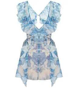 Alice McCall Sherbet Bomb Playsuit Blue Floral Size XS / AU 6 for rent on The Volte - image 6