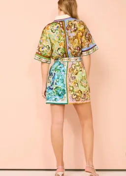 Alemais Dreamer Mini Dress Multi Print Size 16 for rent on The Volte - image 5