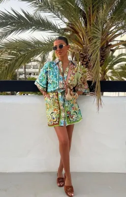 Alemais Dreamer Mini Dress Multi Print Size 16 for rent on The Volte - image 1