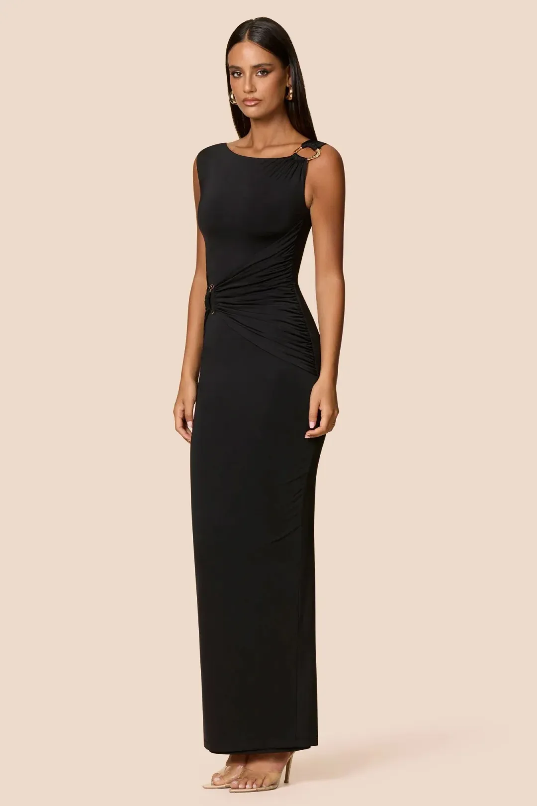 Love Nookie Kaia Maxi Dress Black Size 12 for rent on The Volte - main image
