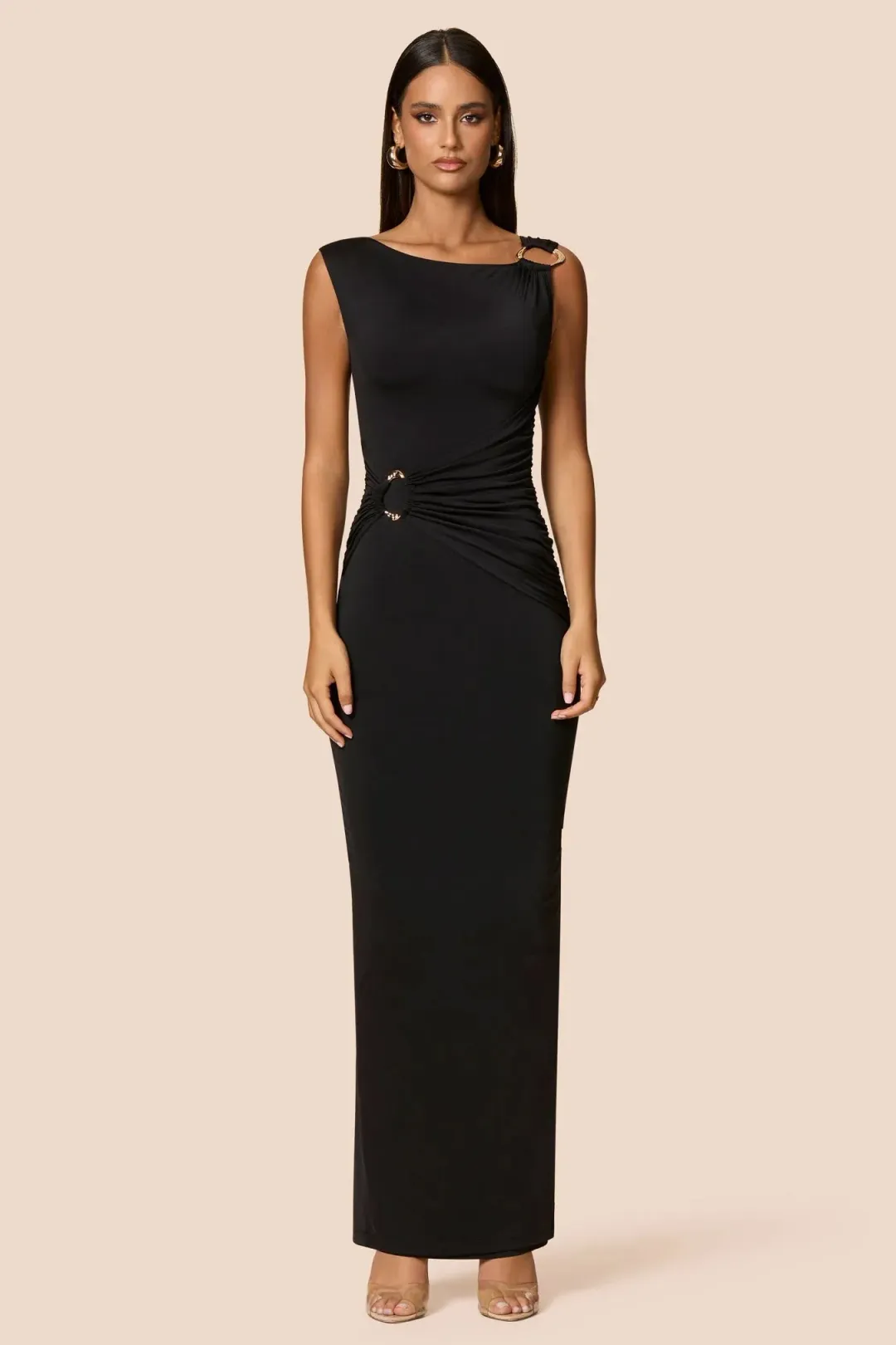 Love Nookie Kaia Maxi Dress Black Size 12 for rent on The Volte - main image