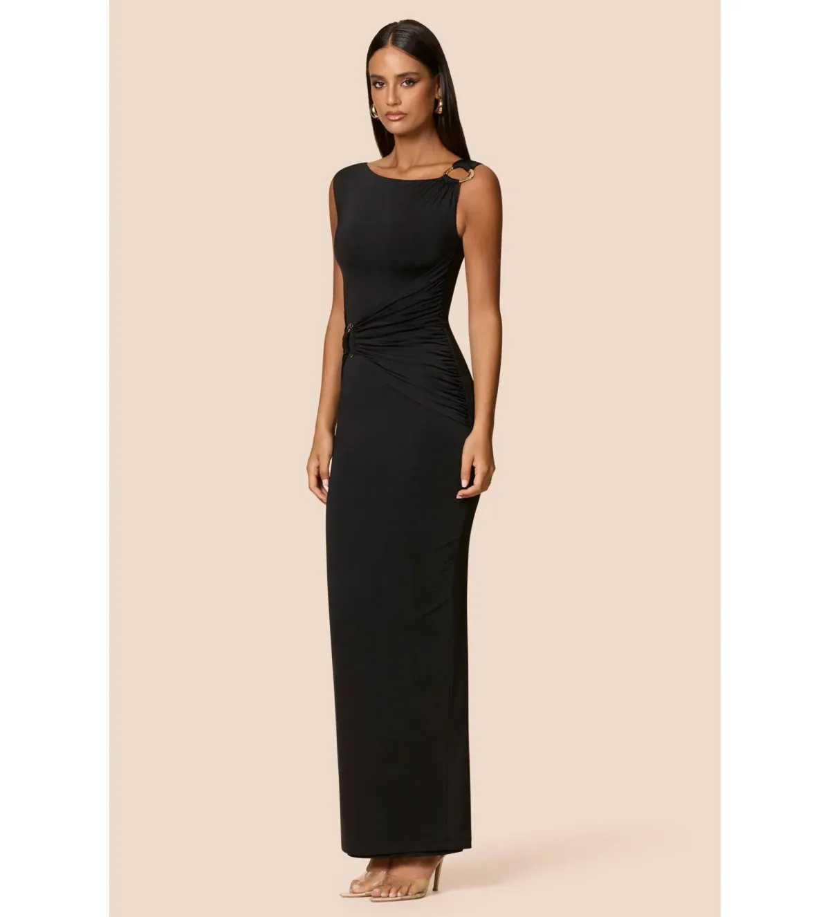 Love Nookie Kaia Maxi Dress Black Size AU 12 - Image 3