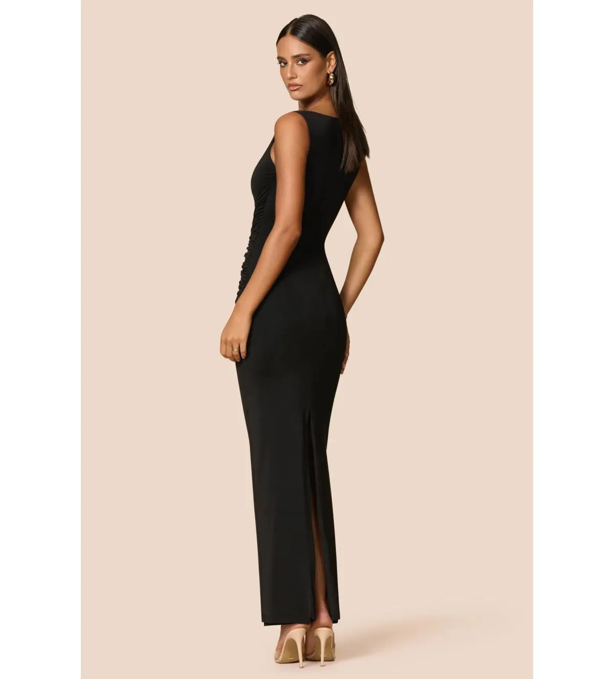 Love Nookie Kaia Maxi Dress Black Size AU 12 - Image 4