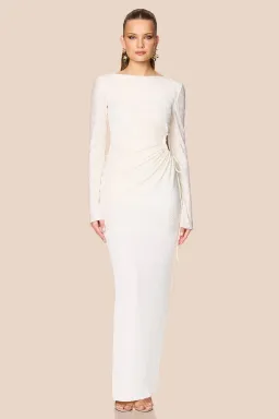 Love Nookie Mirage LS Gown Cream Size 8 for rent on The Volte - image 2