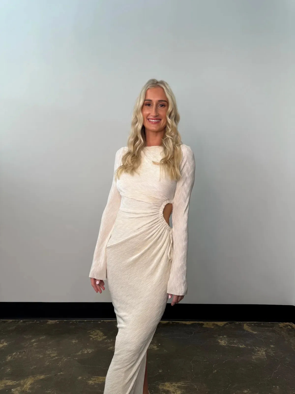 Love Nookie Mirage LS Gown Cream Size 8 - Image 5