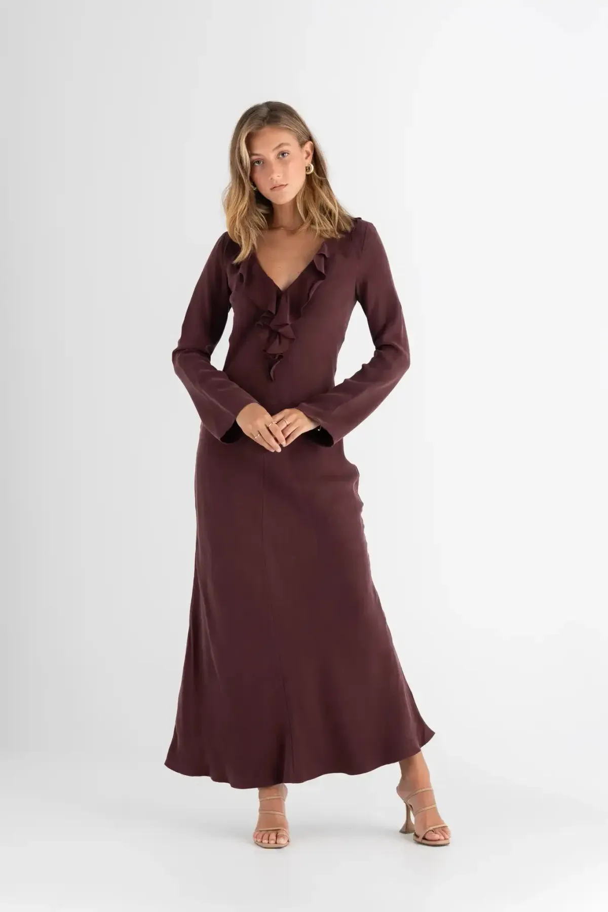 Pasduchas Soul Sleeve Maxi Dress Cherry Size AU 10 - Image 1