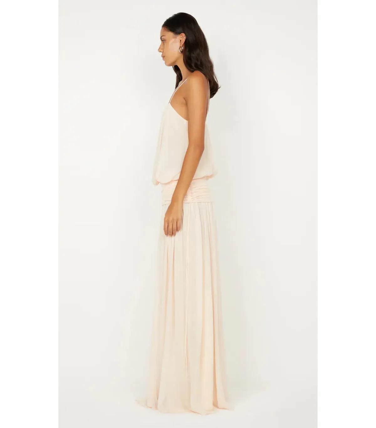 Bec & Bridge Camille Blouson Maxi Dress Peach Size 12 - Image 4
