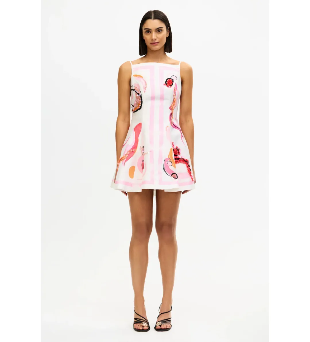 Acler Pennick Mini Dress in Blush Size AU 6 for rent on The Volte - main image