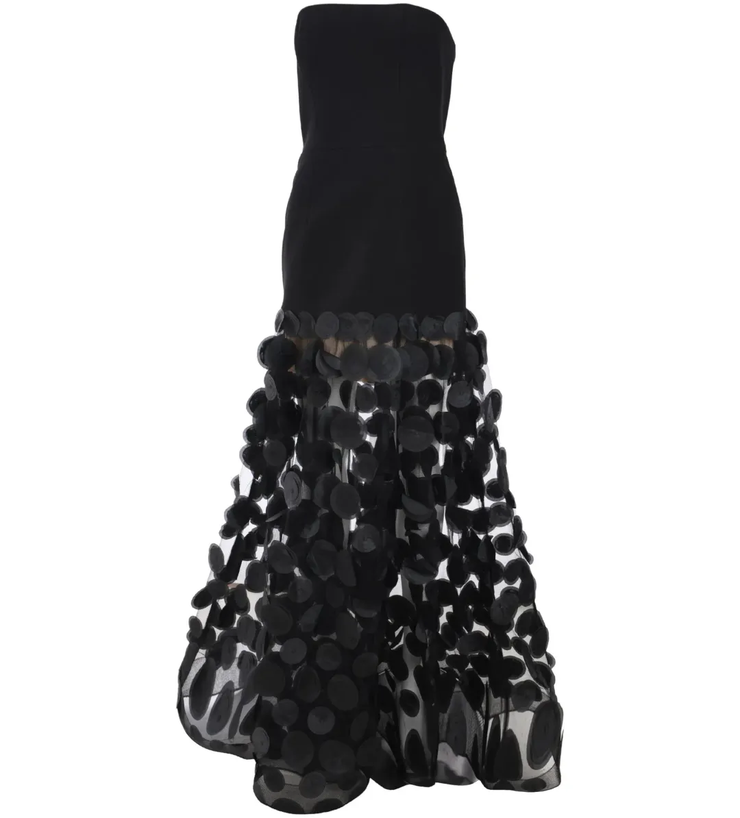 Bronx and Banco Harper Strapless Gown Black Size S AU 8 for rent on The Volte - main image