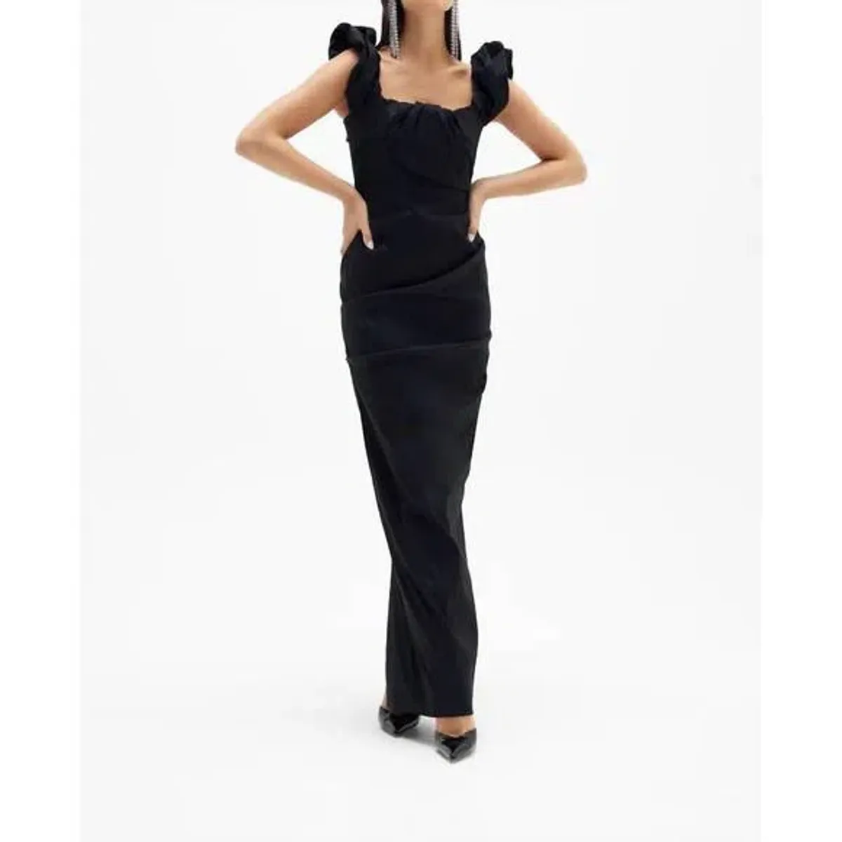 Rachel Gilbert Kalina Gown Black Size 3 /AU 12 for rent on The Volte - main image
