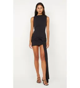 Bec & Bridge Domenic Asym Mini Dress Black Size AU 12 for rent on The Volte - image 1