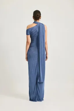 Tojha Malika Maxi Dress Blue Size AU 10 for rent on The Volte - image 3