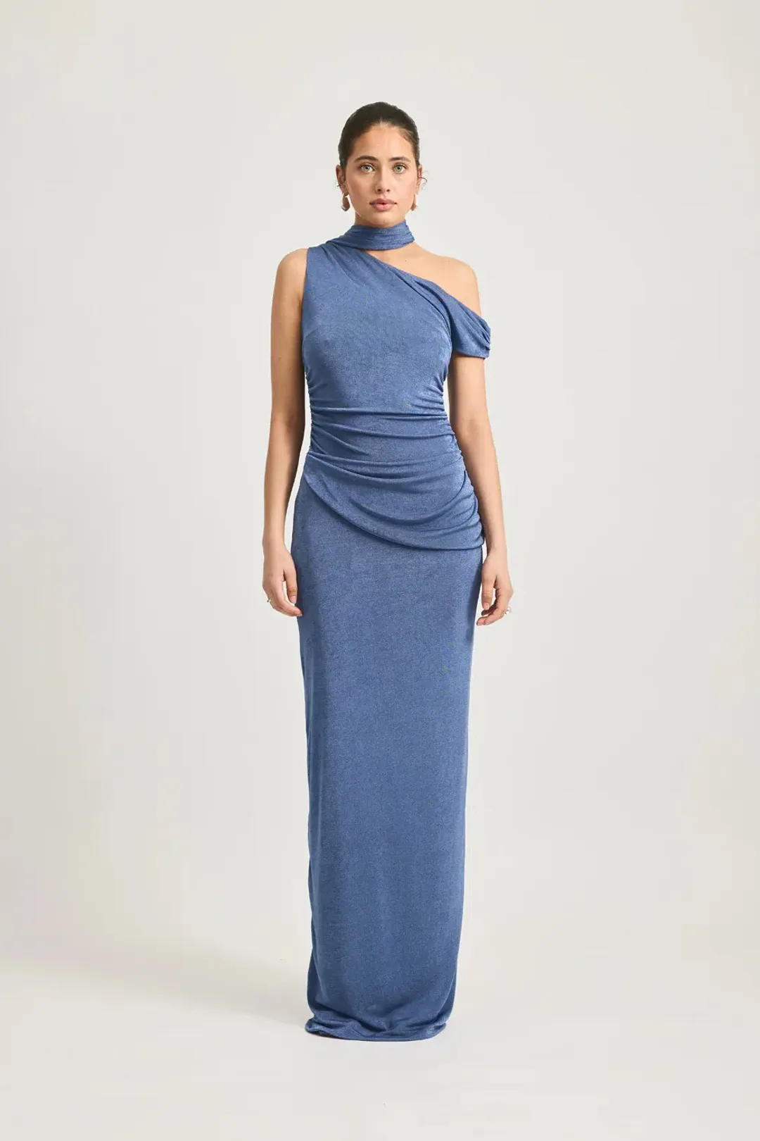 Tojha Malika Maxi Dress Blue Size AU 10 for rent on The Volte - main image