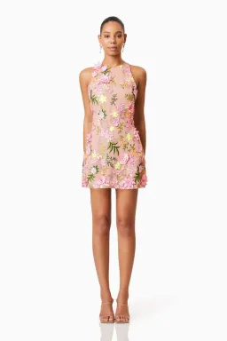 Elliatt Aella Party Mini Dress In Pink Size S / AU 8 for rent on The Volte - image 1