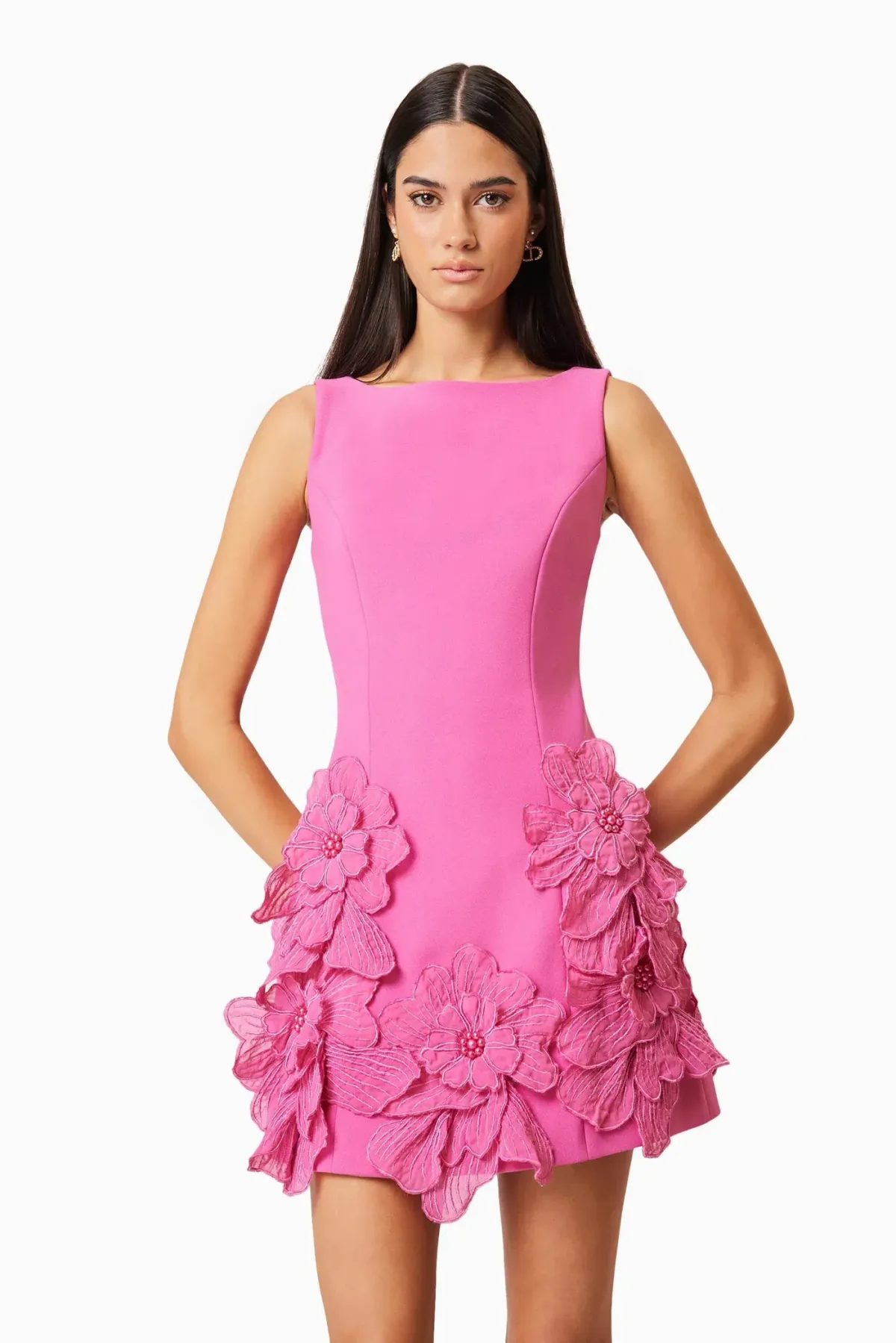Elliatt Janelle Mini Dress in Pink Size AU 14 - Image 3