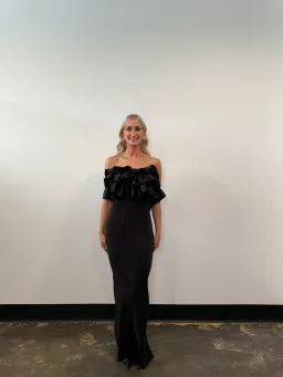 Lidee Woman Paris Tube Dress Noir Maxi Black Size AU 10 for rent on The Volte - image 3