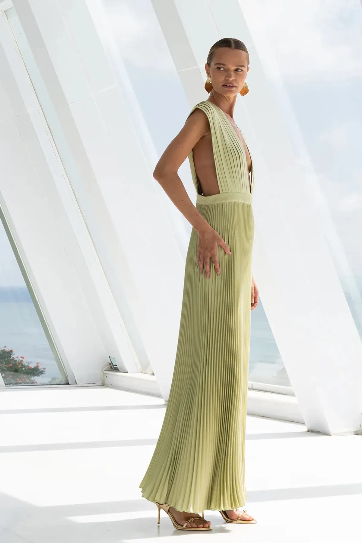 L'Idee Woman Gala Gown in Fresco Size XS / AU 6 - Image 2