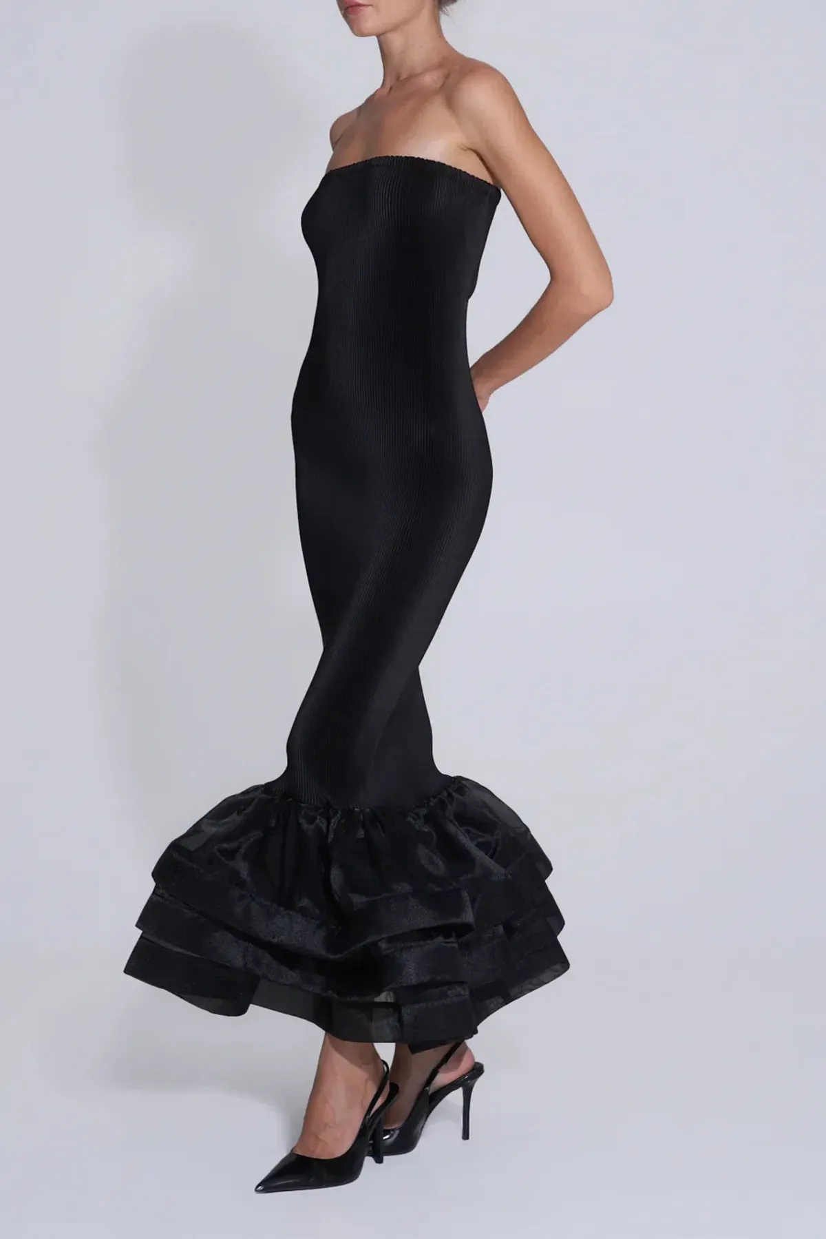 L'idee Woman Ramblas Midi Dress Black Size 8 - Image 2