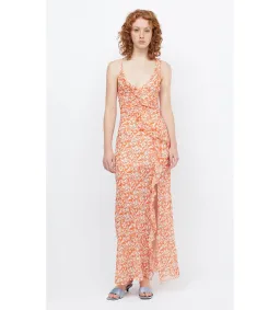 Bec & Bridge Firefly Frill Maxi Dress Fiesta Floral Size AU 8 for rent on The Volte - image 1