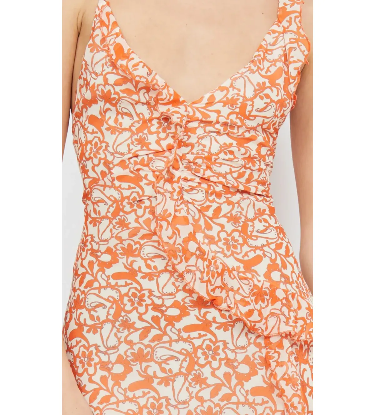 Bec & Bridge Firefly Frill Maxi Dress Fiesta Floral Size AU 8 - Image 5