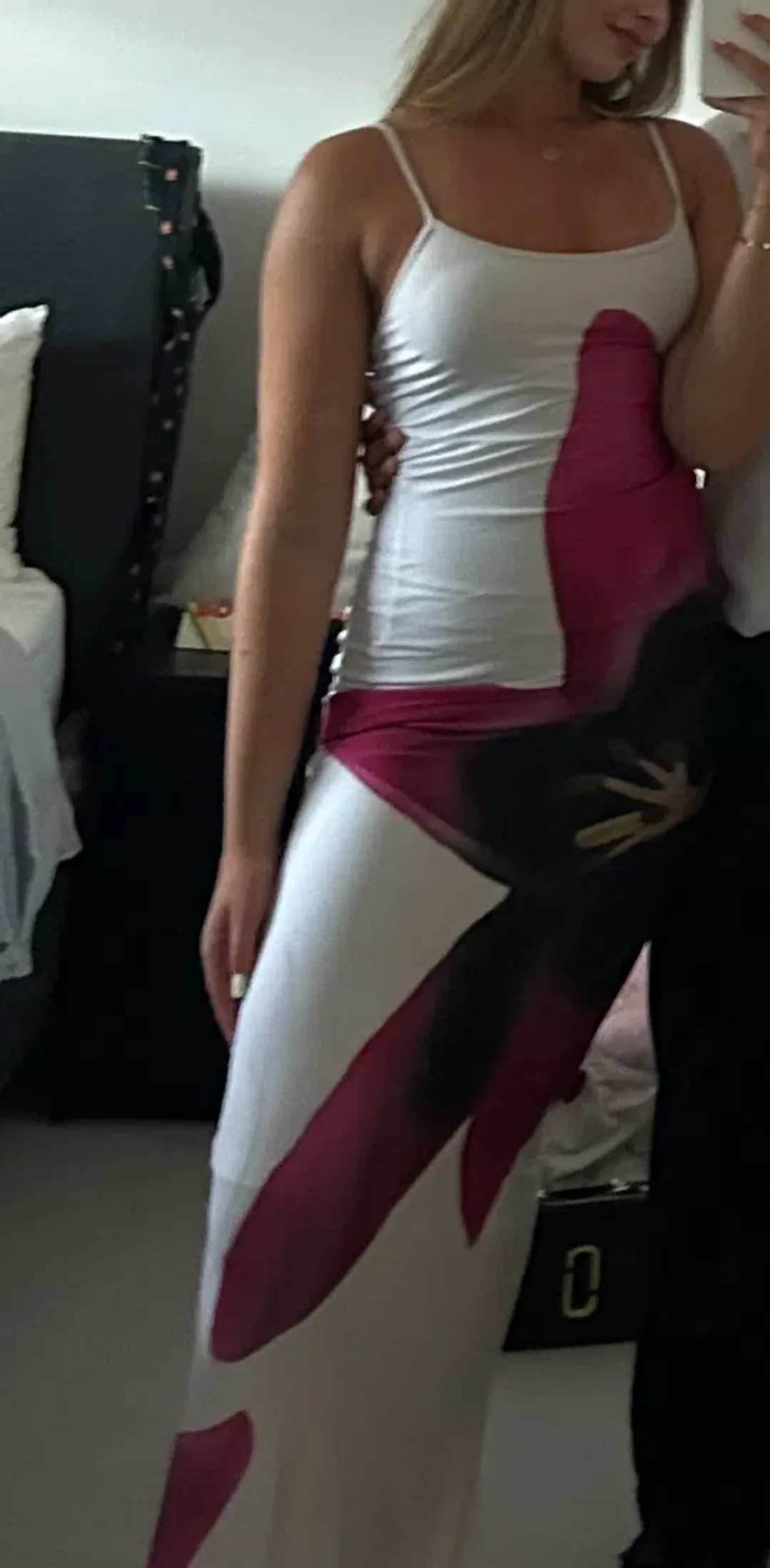 With Harper Lu White Lily Maxi Dress Size AU 10 for rent on The Volte - main image