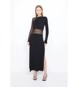 Bec and Bridge Chantelle Long Sleeve Dress in Black Size M / AU 10 for rent on The Volte - image 1