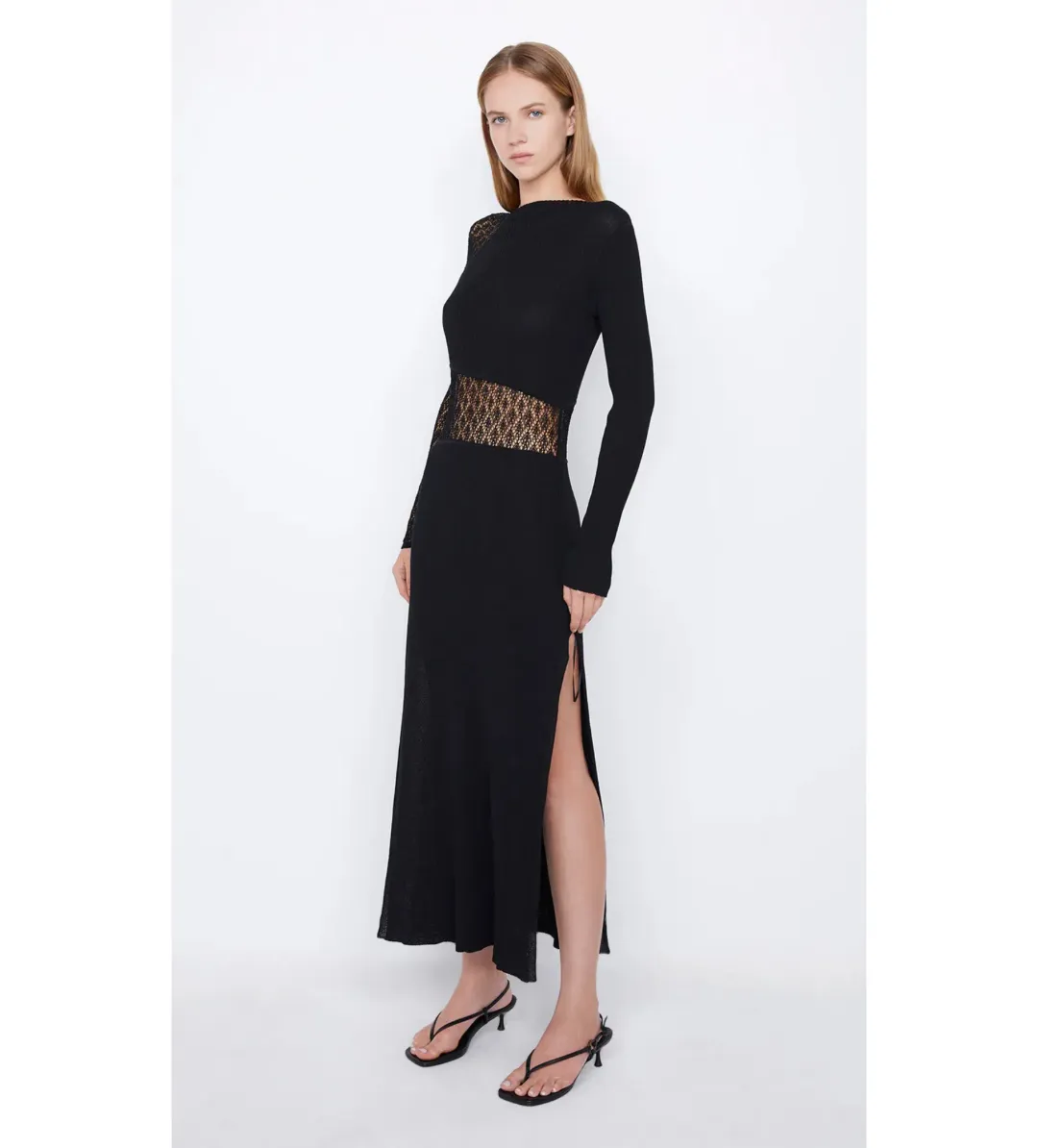 Bec and Bridge Chantelle Long Sleeve Dress in Black Size M / AU 10 for rent on The Volte - main image