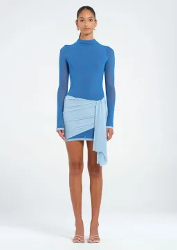 BENNI Kingsley Mini Dress in Blue Size 12 for rent on The Volte - image 1