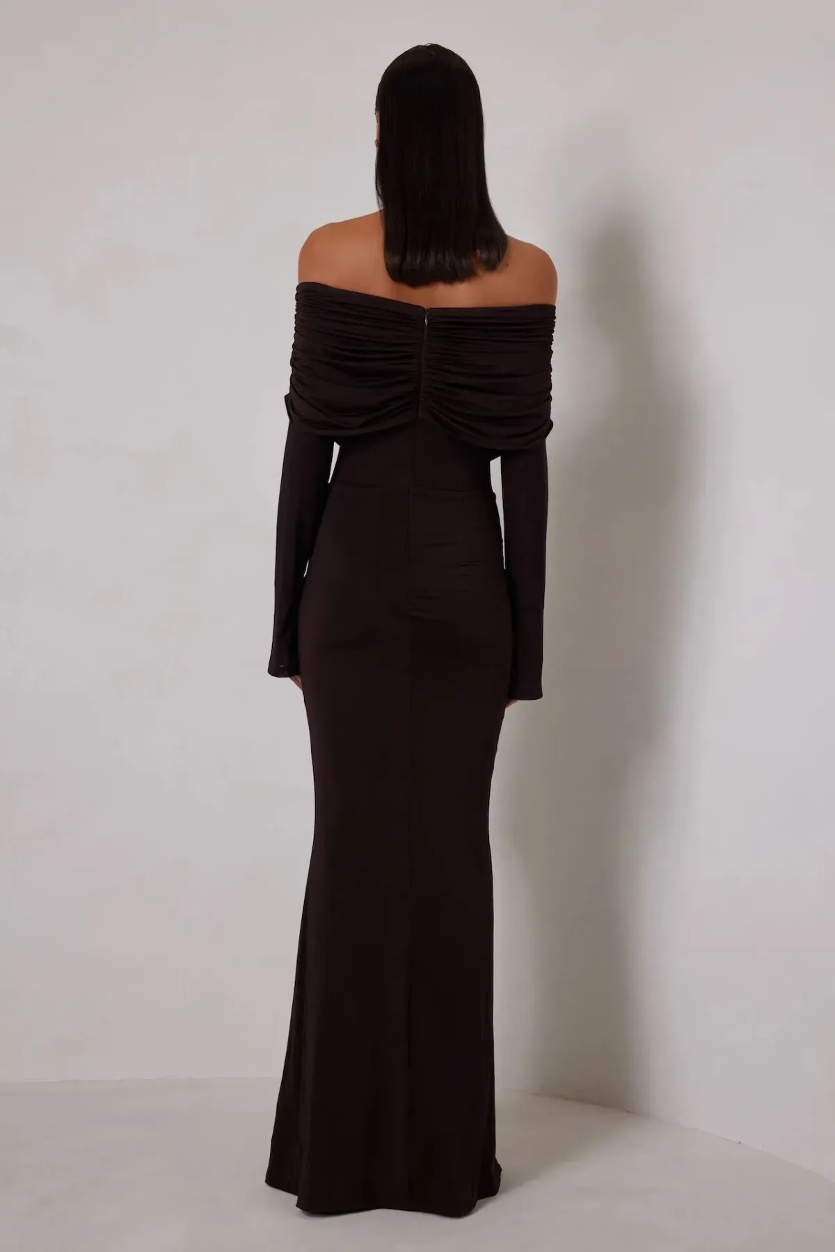 Elle Zeitoune Paige Maxi Espresso Size 8 - Image 2