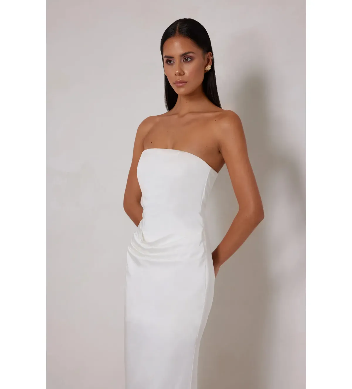 Elle Zeitoune Annie Maxi Dress White Size 8 - Image 2