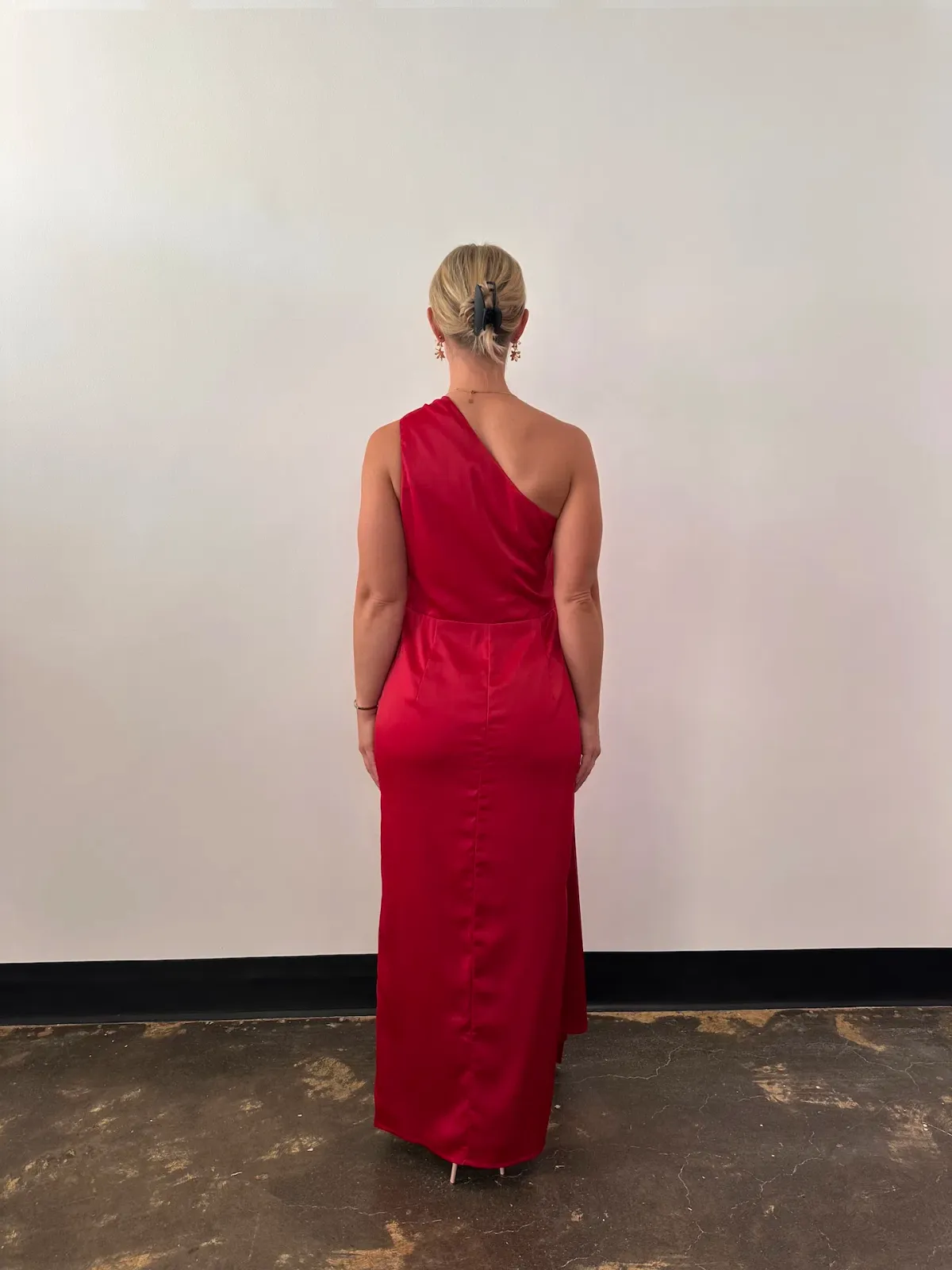 Elle Zeitoune Rhea Maxi Gown in Wine Size AU 14 - Image 2