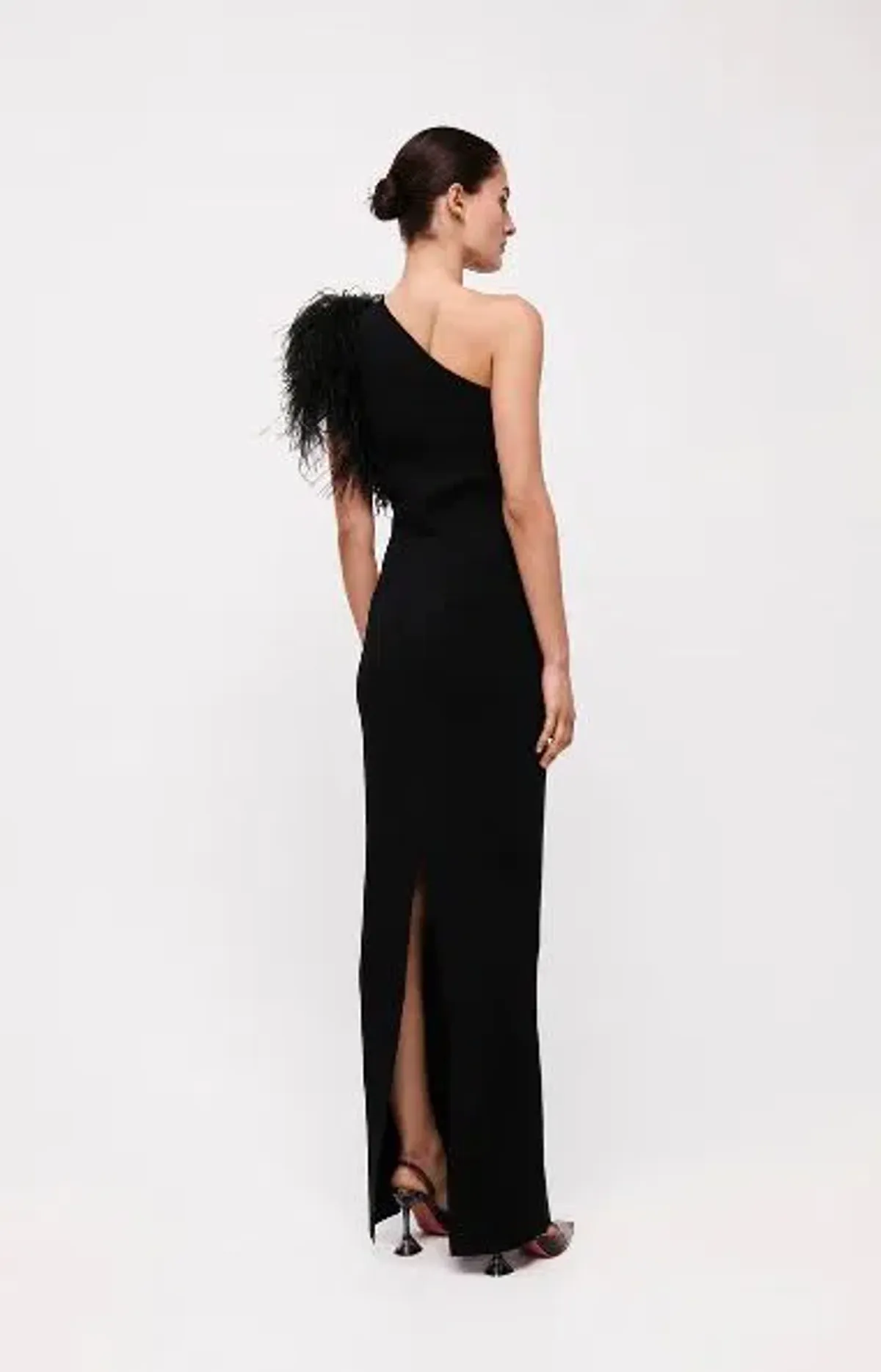 Rachel Gilbert Elcie Gown Black Size 10 - Image 2