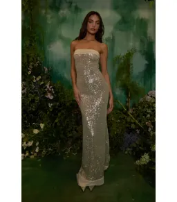 Fait Par Foutch Elizabeth Maxi Dress in Diamond Size AU 6 for rent on The Volte - image 2