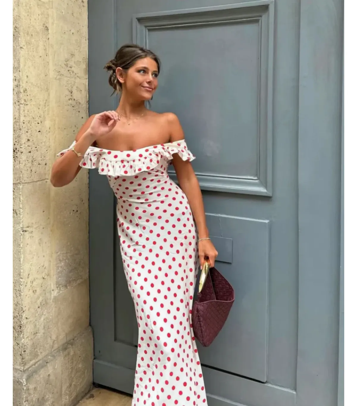 Realisation Par Claudia Maxi Dress Super Dot Size AU 10 - Image 6