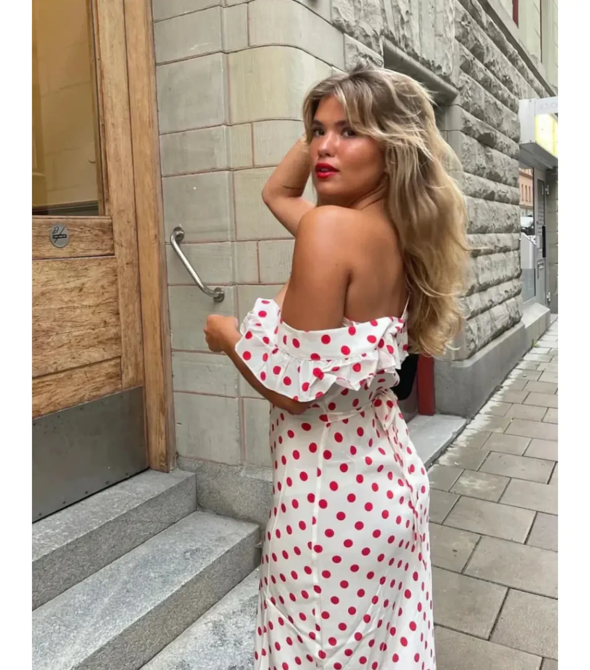 Realisation Par Claudia Maxi Dress Super Dot Size AU 10 - Image 2