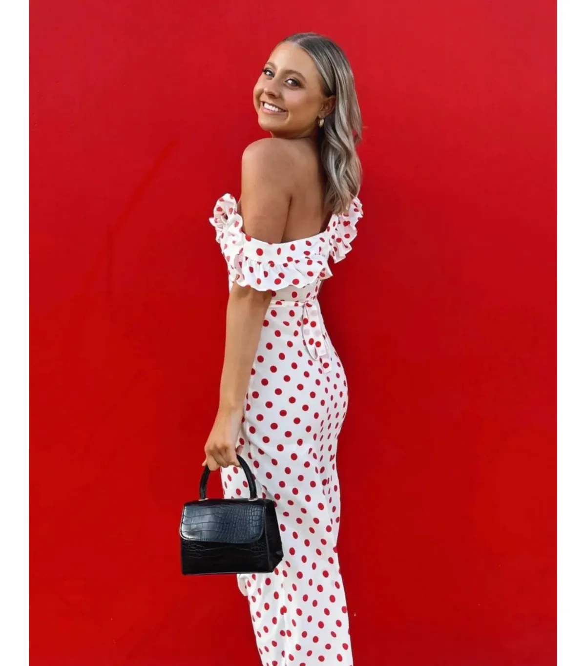 Realisation Par Claudia Maxi Dress Super Dot Size AU 10 - Image 4