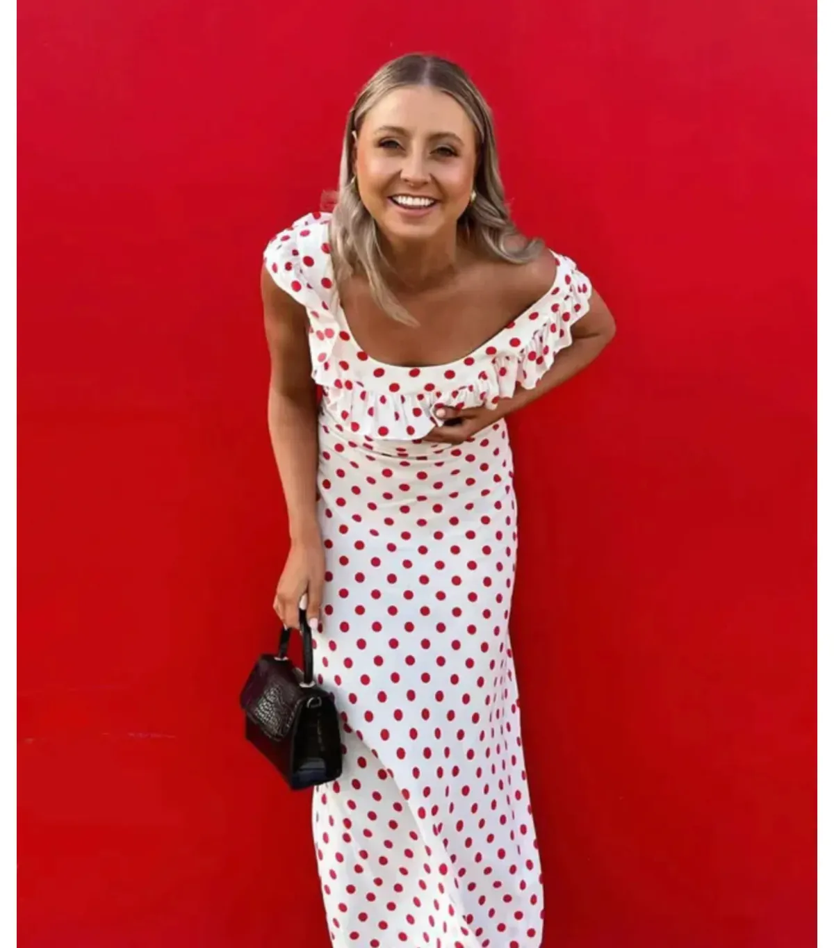 Realisation Par Claudia Maxi Dress Super Dot Size AU 10 - Image 3