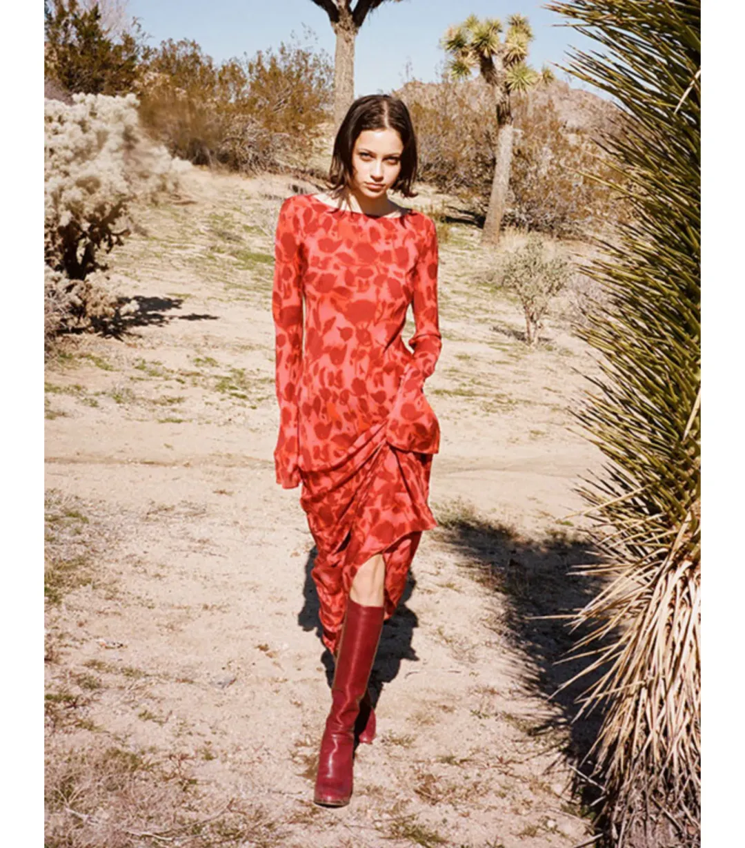 Realisation Par Gia Maxi Dress Red Print Size AU 10 for rent on The Volte - main image