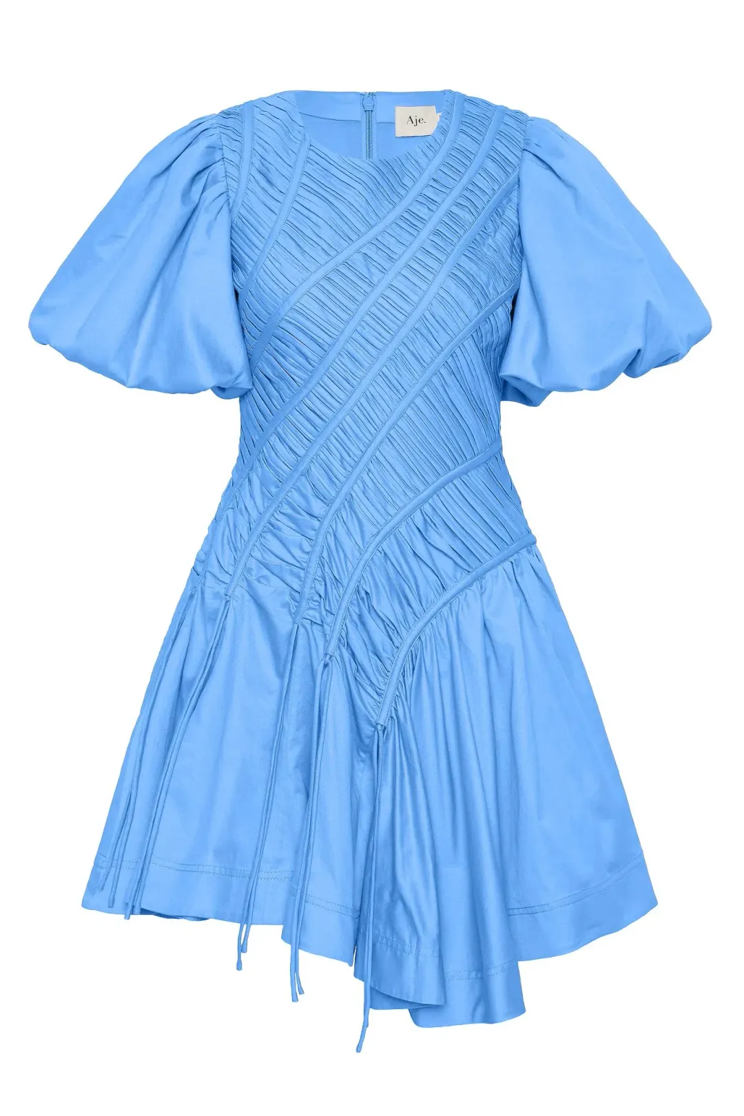 Aje Wisteria Mini Dress Blue Size 10 for rent on The Volte - main image
