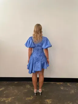 Aje Wisteria Mini Dress Blue Size 10 for rent on The Volte - image 2