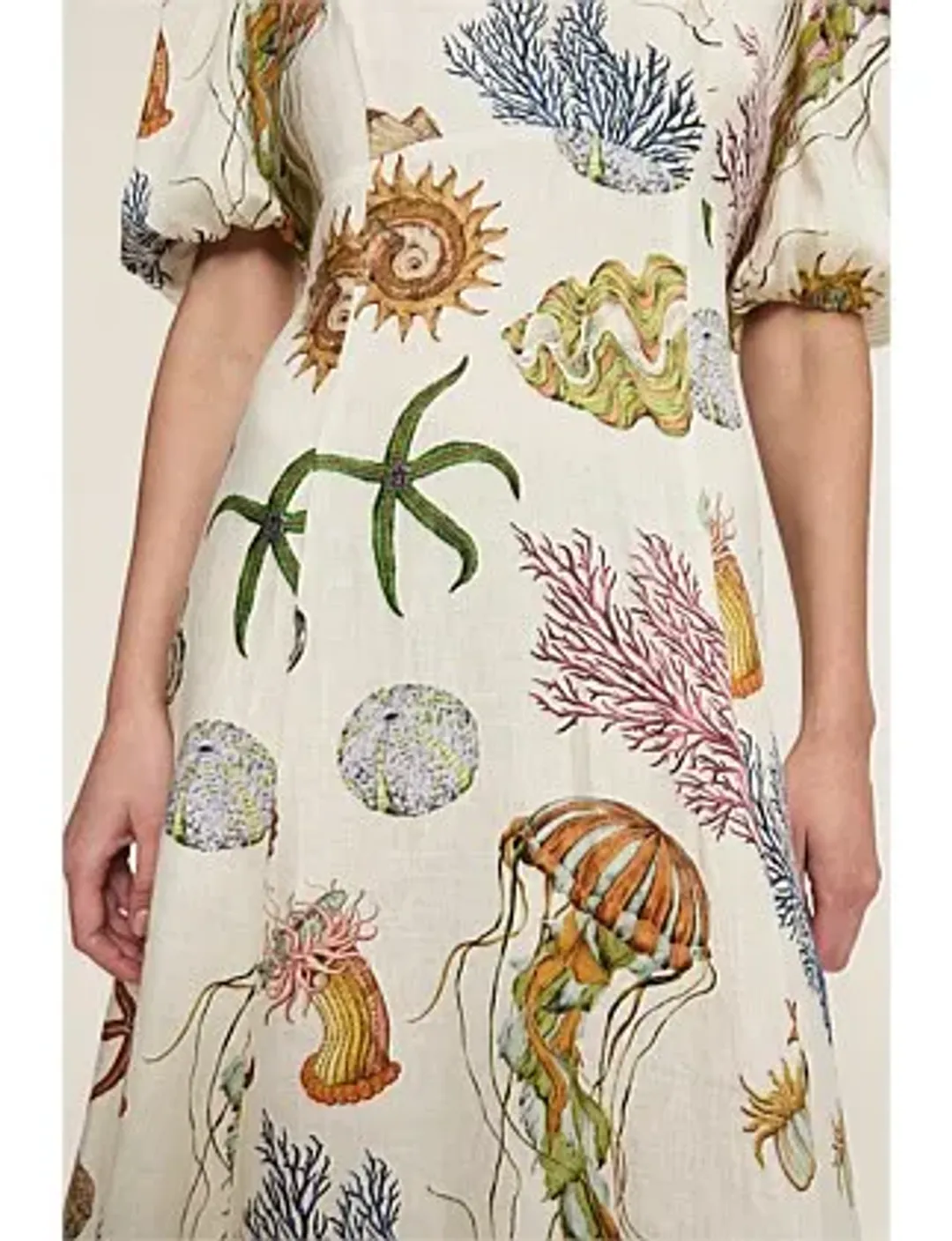 Alemais Sea Midi Dress Size 8 for rent on The Volte - main image