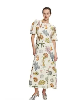 Alemais Sea Midi Dress Size 8 for rent on The Volte - image 1