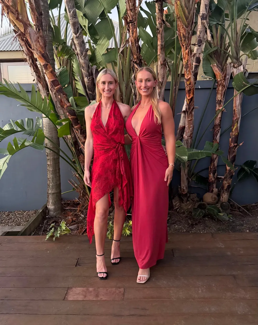 Bec and Bridge Ruby Wrap Midi Dress in Cherry Floral Size AU6 for rent on The Volte - main image