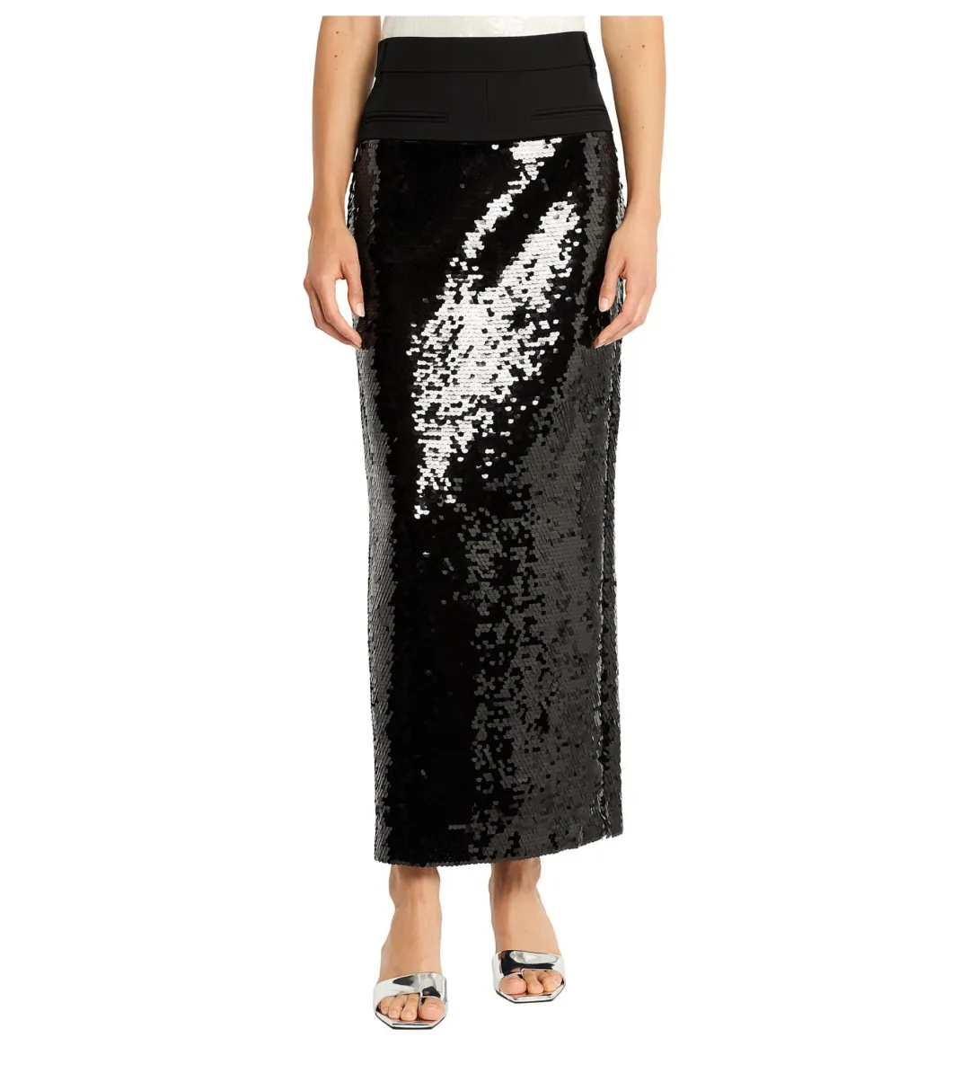 Sass and Bide Deliria Maxi Skirt in Black Size AU 8 for rent on The Volte - main image