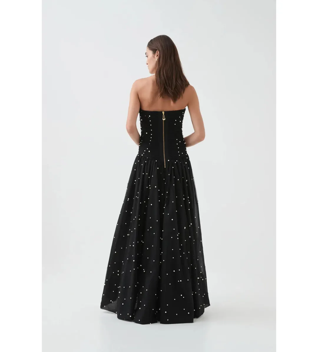 Aje Juniper Gown in Black Size XXL / AU 16 for rent on The Volte - main image