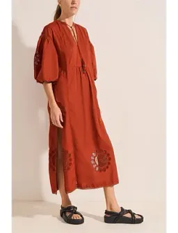Ilio Nema Circe Dress Red Size S/Au 8 for rent on The Volte - image 4