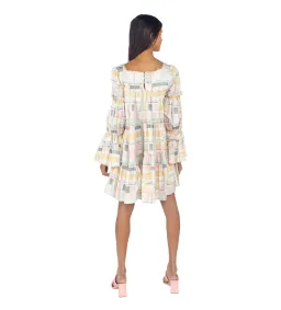 Aje L'Esprit Mini Dress in Summer Check Size AU 10 for rent on The Volte - image 3